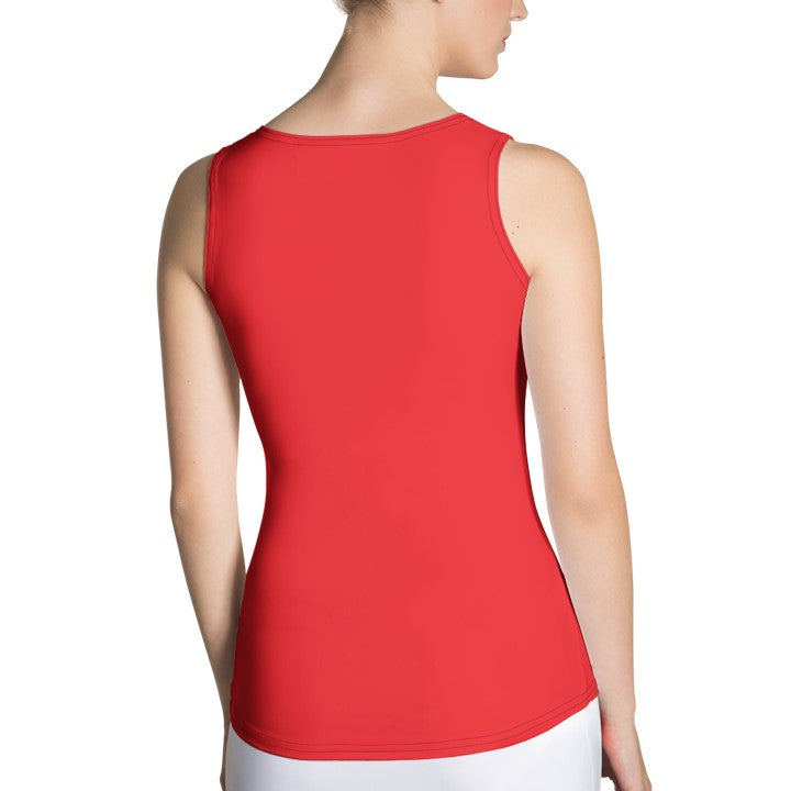 Women's Tank Tees #godisawoman. Girls' Tank Top-Black, Red, Navy. Hashtag Art. WickedYo.